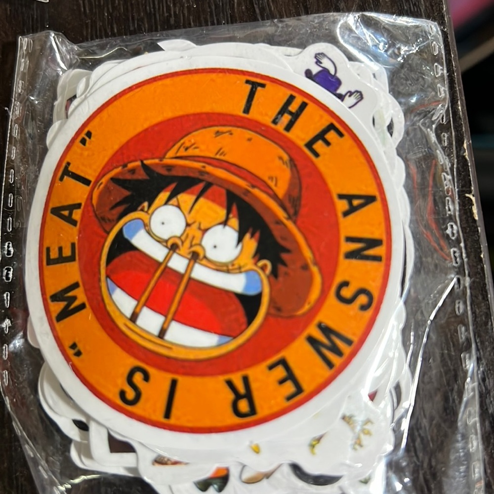 New Assorted Pieces Anime Sticker Packs for Laptops, etc